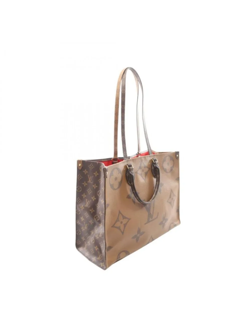 Louis Vuitton Tote Bag On The Go GM Monogram Giant Reverse 2-Way Canvas